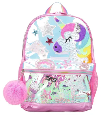 Produktbild von Skechers Unicorn Face Backpack SKTT8577-MULT, Rucksack, für Mädchen, Mehrfarbig, Größe: One size