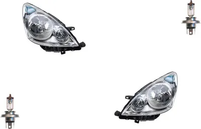 Produktbild von Scheinwerfer passend für Nissan Note E11 01/09- mit H4 Satz Links Rechts 26060BH10A 26010BH10A Johns