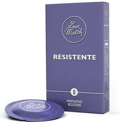 Zdjęcie produktu dla Prezerwatywy-Love Match Resistante - 6 pcs pack