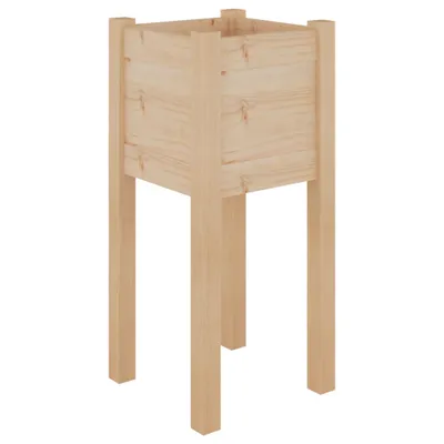 Obrázek produktu pro vidaXL květináč 31x31x70 cm z masivního borovicového dřeva