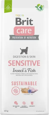 Obrázok produktu pre Brit Care Dog Sustainable s hmyzom a rybou Sensitive 12 kg