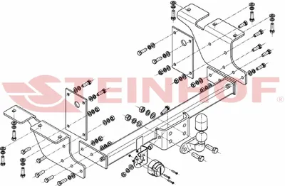 Produktbild von Z547438 Anhängerkupplung passend für OPEL Movano B 04/2010-2022 starr