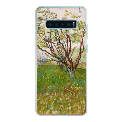 Produktbild von MuchoWow® Handyhülle Schutzhülle Hülle für Samsung Galaxy S10 Lite Blühender Obstgarten - Vincent van Gogh Silikon Softcase Handy Hülle - Schutz