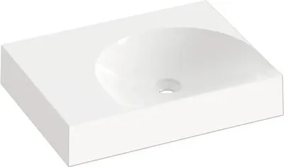 Obrázek produktu pro Umyvadlo na skříňku RAVAK Lite litý mramor bílá 60 mm XJXL1360000