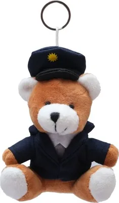 Produktbild von Schlüsselanhänger Polizeibär 12 cm