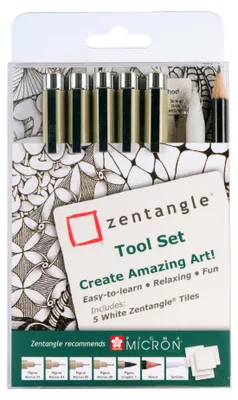 Image de Sakura - Set de crayons Zentangle, 12 pièces assorties | 5 pièces