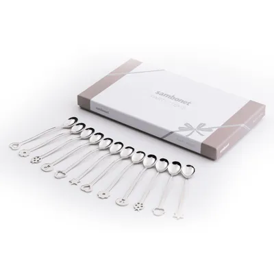 Produktbild von Sambonet Living Edelst./NEW PORTAFOR Set 12 Partylöffel S0026-S00448-52550C97