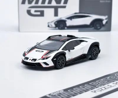 Image de Lamborghini Huracán Sterrato Bianco Asopo LHD - Mini GT 1:64