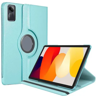 Image de Coque pour Xiaomi Redmi Pad SE 11 Pouces, Protection Antichoc Anti-Rayures Etui Rotatif 360° - Bleu