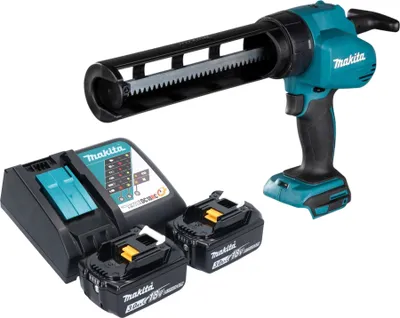 Produktbild von Makita DCG 180 RF Akku Kartuschenpistole 18 V + 2x Akku 3,0 Ah + Ladegerät
