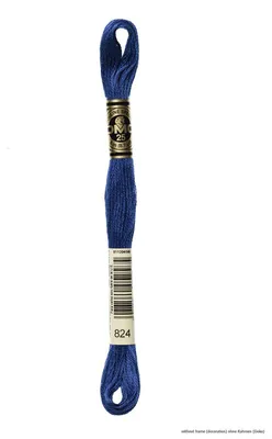 Immagine prodotto di Filato da ricamo DMC Mouline Special 117MC -824, 6 fili, 8 m