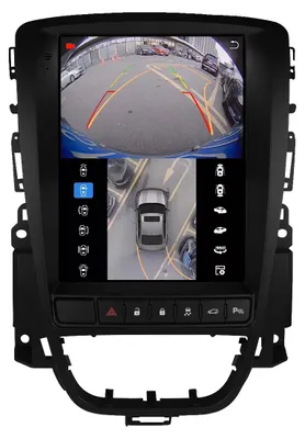 Image de Autoradio, écran tactile,vocale, compatible avec les modèles Opel Astra J de 2009 à 2015 et Buick Verano de 2009 à 2015, modèle QS8 avec caméra 360°