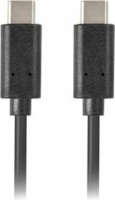 Produktbild von Kabel usb lanberg ca-cmcm-31cu-0018-bk - Steckverbinder usb 3.1 Typ-c zu usb 3.1 Typ-c - 1.8m - schwarz