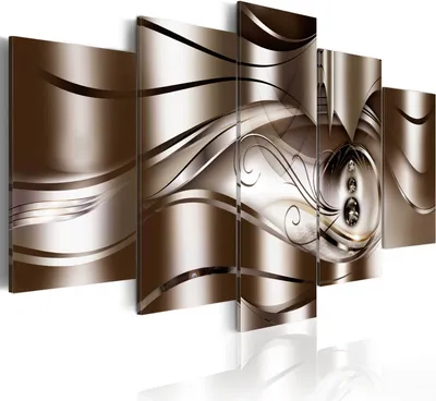 Produktbild von Leinwandbilder 200x100 cm a-A-0103-b-p Vlies Leinwandbild 5 tlg Kunstdruck modern Wandbilder XXL Wanddekoration Design Wand Bild ABSTRAKT