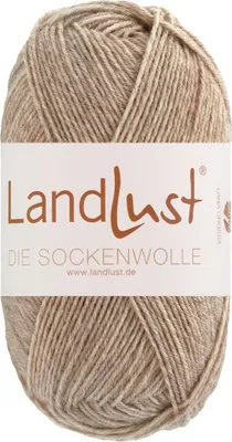 Produktbild von Lana Grossa - Landlust die Sockenwolle 50g Mélange 1609 sand meliert