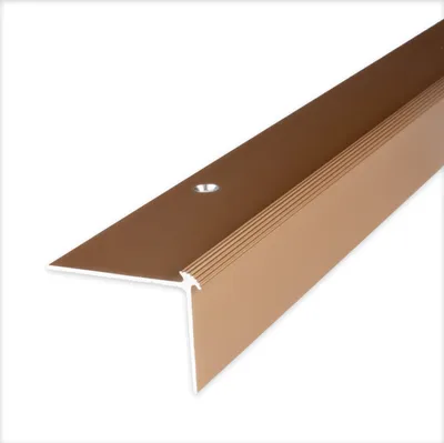 Produktbild von PROVISTON | Treppenkanten- & Winkelprofil | Aluminium | 40 x 30 x 1000 mm | Bronze Hell | Winkel