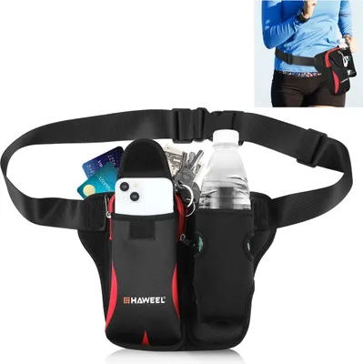 Produktbild von Hüfttasche Gürteltasche Fitnesstasche, Farbe:Rot