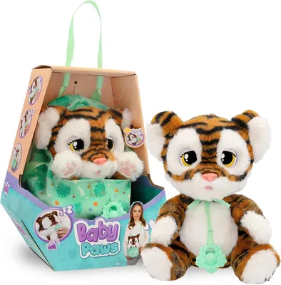 Zdjęcie produktu dla Interaktywny pluszak tygrys 30 cm, z dźwiękami, dla dzieci