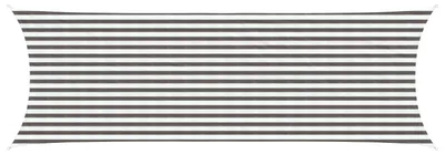 Obrázek produktu pro vidaXL Sluneční plachta světle šedá a bílá 2 x 6 m HDPE