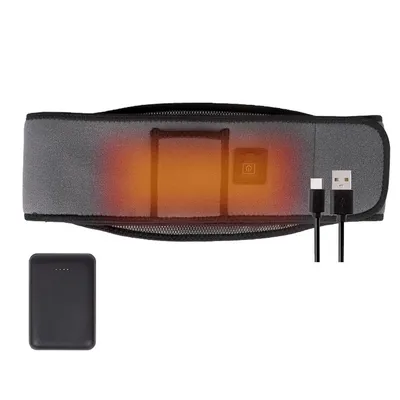 Produktbild von Lendenwirbel Massagegerät mit Wärme, Tragbar, Vibration & ergonomischer Stützgurt, Für eine entspannte Rückenmassage