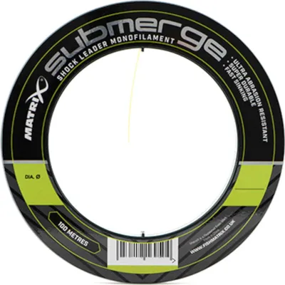 Produktbild von Fox Matrix Submerge Shock Leader Monofilament - 100m Schlagschnur, Durchmesser/Tragkraft:0.28mm / 10lb / 4.5kg
