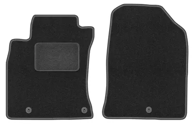 Immagine prodotto di Tappetini anteriori in moquette per Hyundai i30 III 2016- (fastback/hatchback/station wagon) – 2 pezzi, grigio grafite, su misura – Wielganizator LUX