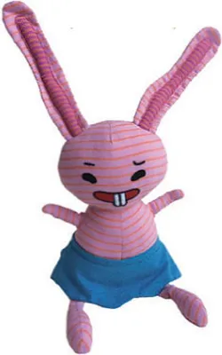 Obrázek produktu pro Planet Happy plyšová hračka králík Pellianni Lasse 30cm růžová bavlna