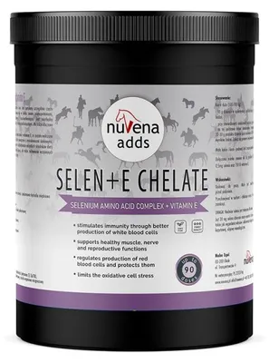 Produktbild von Nuvena Selen Pferd Ergänzungsfutter In Pulverform Mit Vitamin E Für Immunsystem Und Muskeln Pferd, 1 Kg