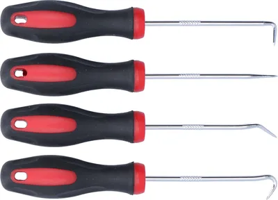 Zdjęcie produktu dla 4 częściowy zestaw haków do ściągania uszczelek olejowych do samochodów 155 mm