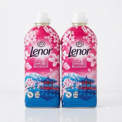 Produktbild von Lenor Japanese Blossom Weichspüler , 2x1239 ml (118WL) - LIMITED EDITION
