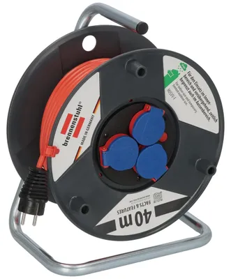 Produktbild von Brennenstuhl 1098540001, Schwarz, Kunststoff, 40 m, IP44, 290 mm, 190 mm