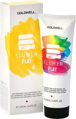Produktbild von Goldwell Elumen Play @Gelb 120 ml, Gelb, @yellow, Unisex, 120 ml, Alle Haare, Farbspeichernd, Glanz