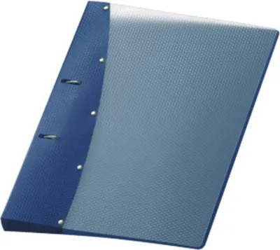 Image de VELOFLEX 1141450 VELOFLEX Diamond Präsentationsringbücher 2-Ringe blau 2,9 cm DIN A4