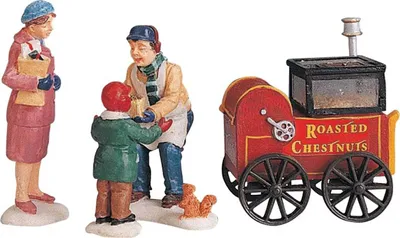 Productafbeelding van Lemax kerstdorp: Verkoper van kastanjes