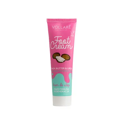 Obrázok produktu pre Vollare Foot Cream Maksymalnie regenerujący krem do stóp Masło Shea i Mocznik, 100ml