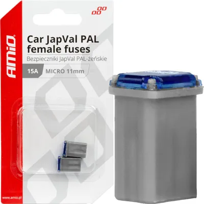 Produktbild von Auto-Sicherungen JAPVAL PAL weiblich 2 Stk. 15A AMIO-03457 Fahrzeugschutz