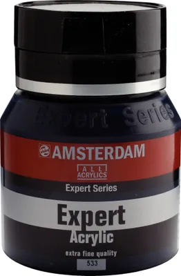 Produktbild von Amsterdam Expert Series Acrylfarbe Flasche 400 ml Indigo 533