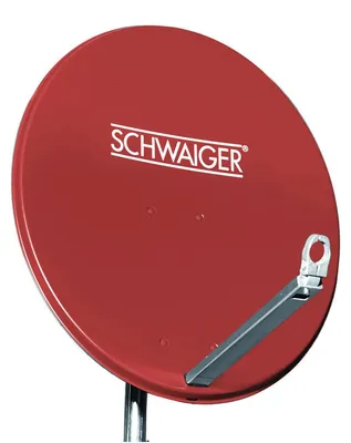 Produktbild von Schwaiger SPI800, 10,7 - 12,75 GHz, 38,5 dBi, Rot, Aluminium, Stahl, 75 cm, 745 mm
