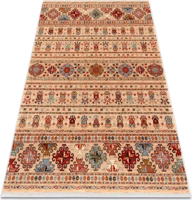 Produktbild von Teppich Wolle KESHAN Franse, orientalisch 7684/53555 beige / terrakotta beige 250x340 cm