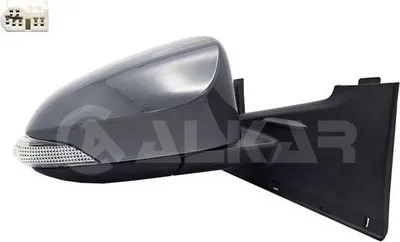 Produktbild von ALKAR 6142529 Außenspiegel Seitenspiegel Rechts für TOYOTA Yaris Schrägheck (P13) Konvex Grundiert Elektrisch