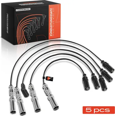 Immagine prodotto di Frankberg 5x set di cavi di accensione per VW Golf III IV Polo Passat Vento Toledo Ibiza
