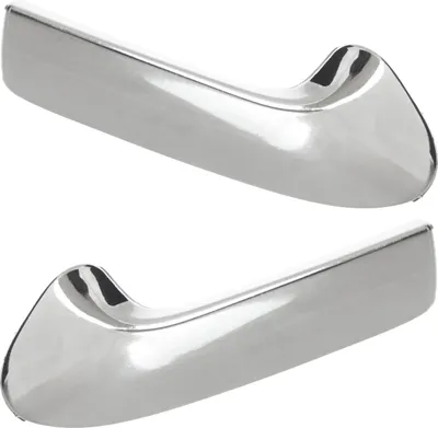 Image de Poignée de porte intérieure chromée GAUCHE + DROITE (convient à l'avant et à l'arrière) 6J1837113A