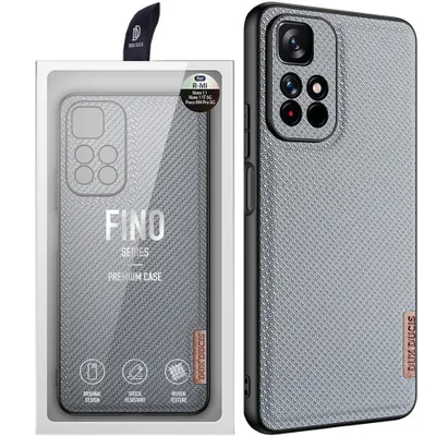 Produktbild von Dux Ducis Fino Hülle mit Nylonmaterial überzogen Xiaomi Redmi Note 11 Pro+ 5G (China) / 11 Pro 5G (China) / Mi11i HyperCharge / Poco X4 NFC 5G blau