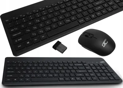 Produktbild von LTC XKM207 Kabelloses Tastatur-Maus-Set mit polnischen Tasten