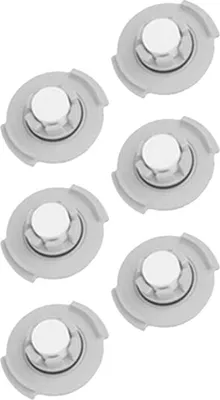 Produktbild von 6x Trade-Shop Ersatz Wassertank-Filter 15mm Durchmesser für Xiaomi Roborock Generation 2 S50 S51 S55 ersetzt SXLX01RR / Saugroboter