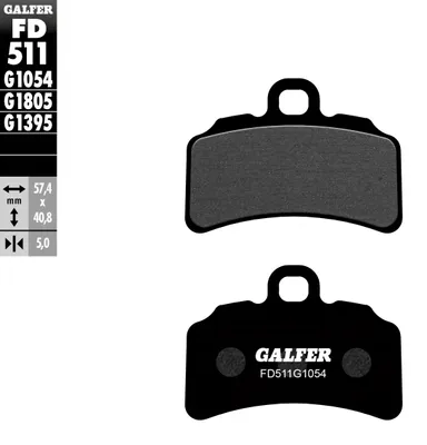 Produktbild von Galfer Bremsbeläge - Sintermetall