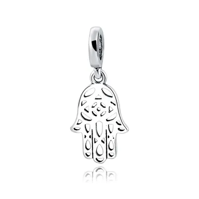 Produktbild von PANDACHARMS Fatimas Hand Charm Anhänger, 925er Sterling Silber, passt zu Pandora
