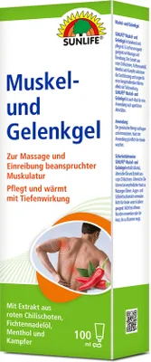 Produktbild von Muskel- und Gelenkgel SUNLIFE 100 ml>>>>