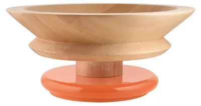 Tafel aus Linde, orange, 30 x 30 x 14 cm