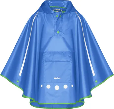 Produktbild von PLAYSHOES 408750, Regenmantel, Uni, Kind, 1 Taschen, Polyester, Blau